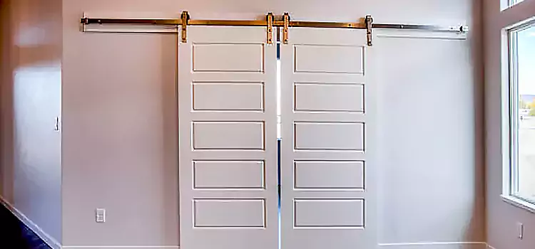 Glass Barn Door with Installation Hardware Kit Hermiston
